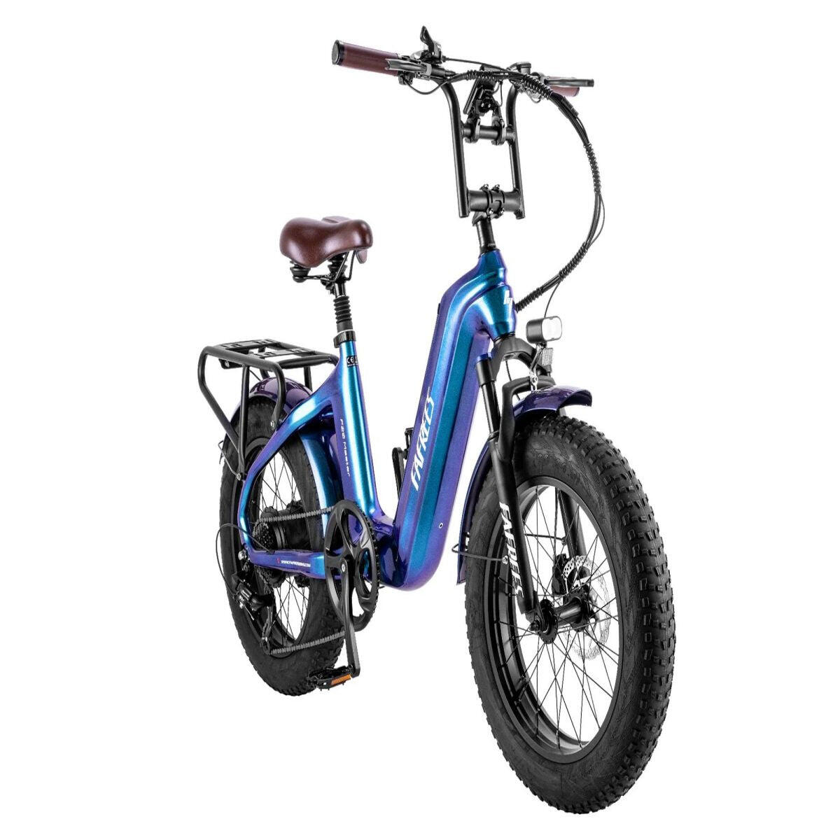 Bicicleta Eléctrica FAFREES F20 Master 500W  1080WH  Aurora azul 4/5