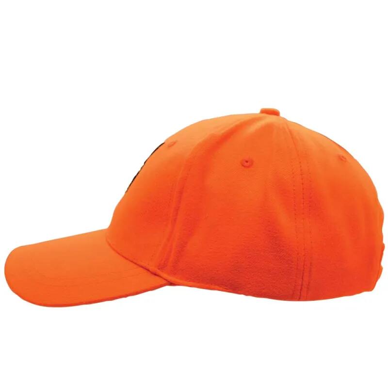 Casquette confort brodé sanglier tissu respirant orange 2/5
