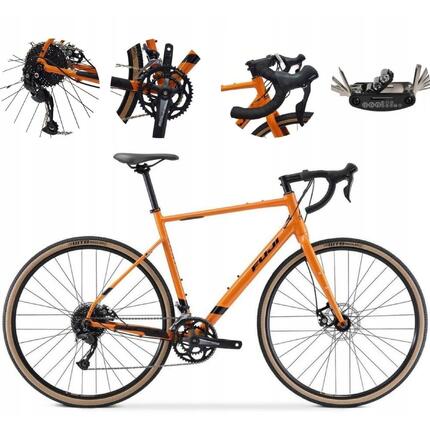 Rower Męski Gravel 28 Aluminium Shimano Lekki Shimano Sora Alivio Tarcze