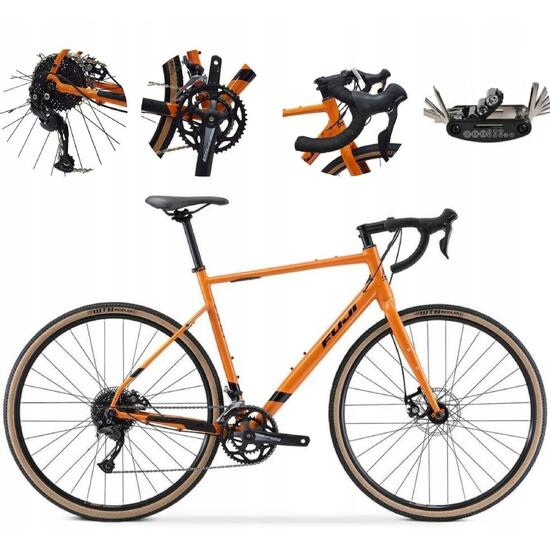 Rower Męski Gravel 28 Aluminium Shimano Lekki Shimano Sora Alivio Tarcze