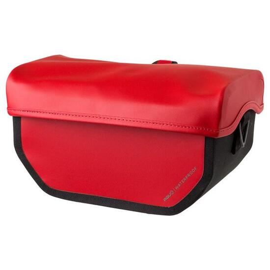 Stuurtas Shelter 5L waterdicht met KLICKfix en reflectie rood