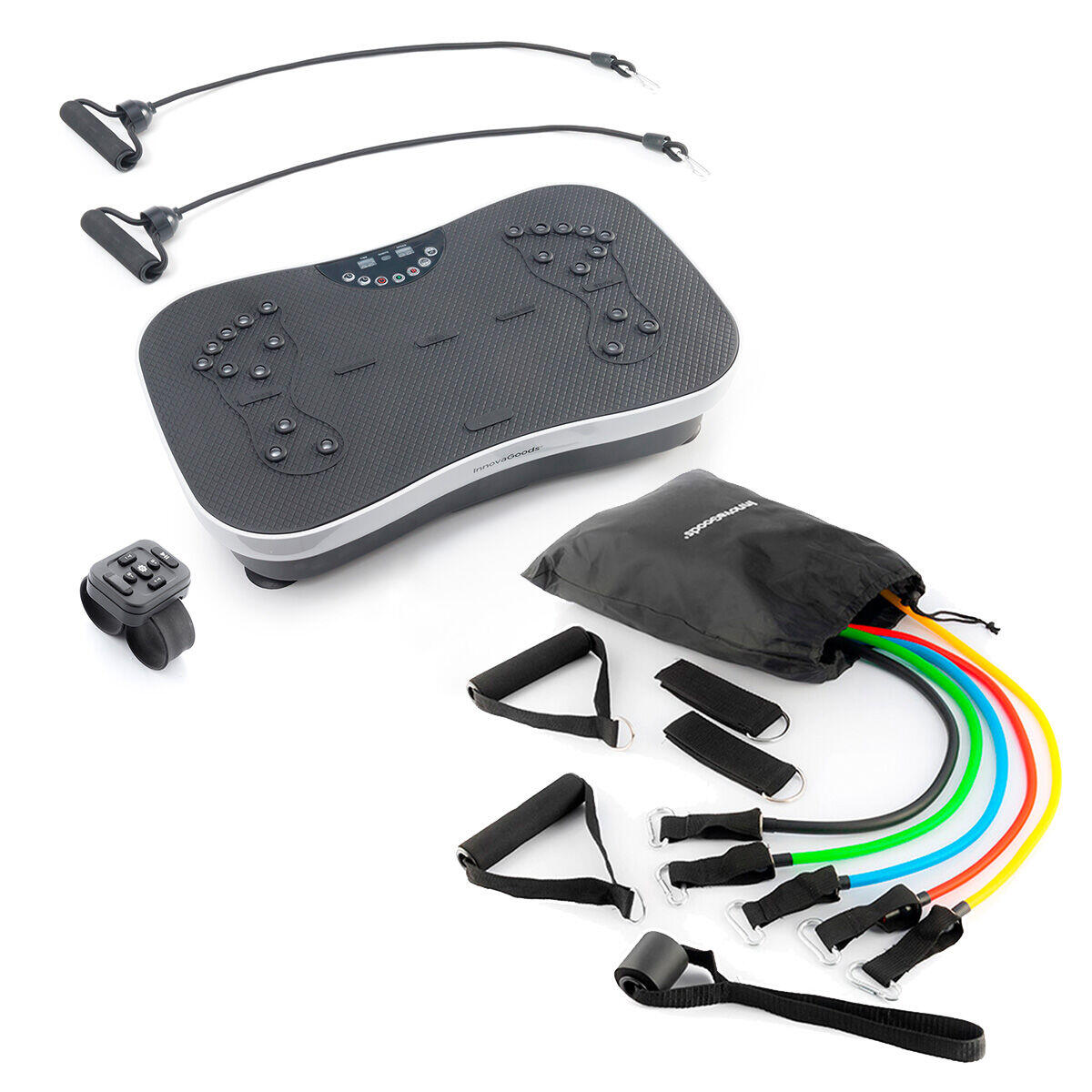 Innovagoods - Pack Set De Bandes De Résistance Et Plateforme Vibrante Innovagoods - Plateforme Vibrante - Multicolore - No Size - Decathlon