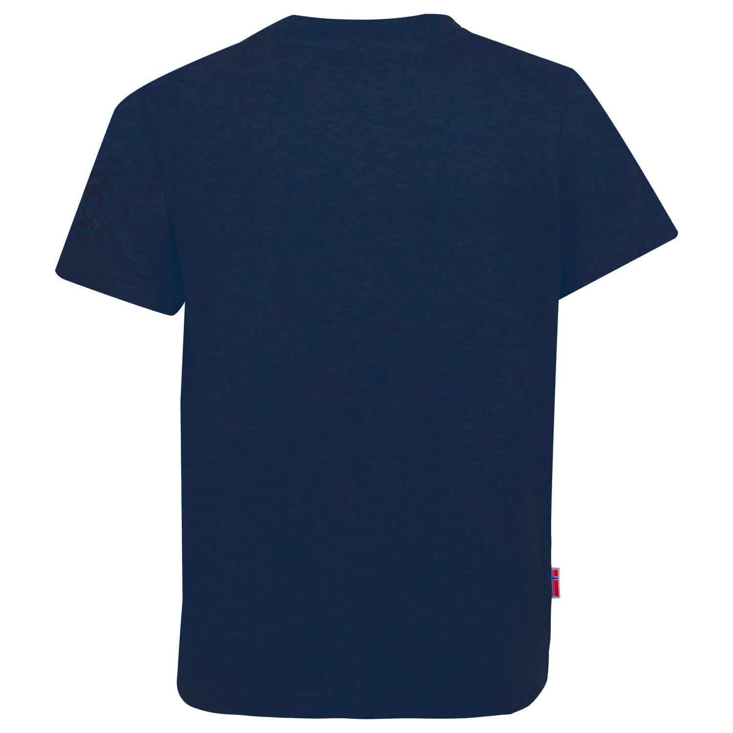 T-shirt enfants Oslo bleu marine / orange 2/2