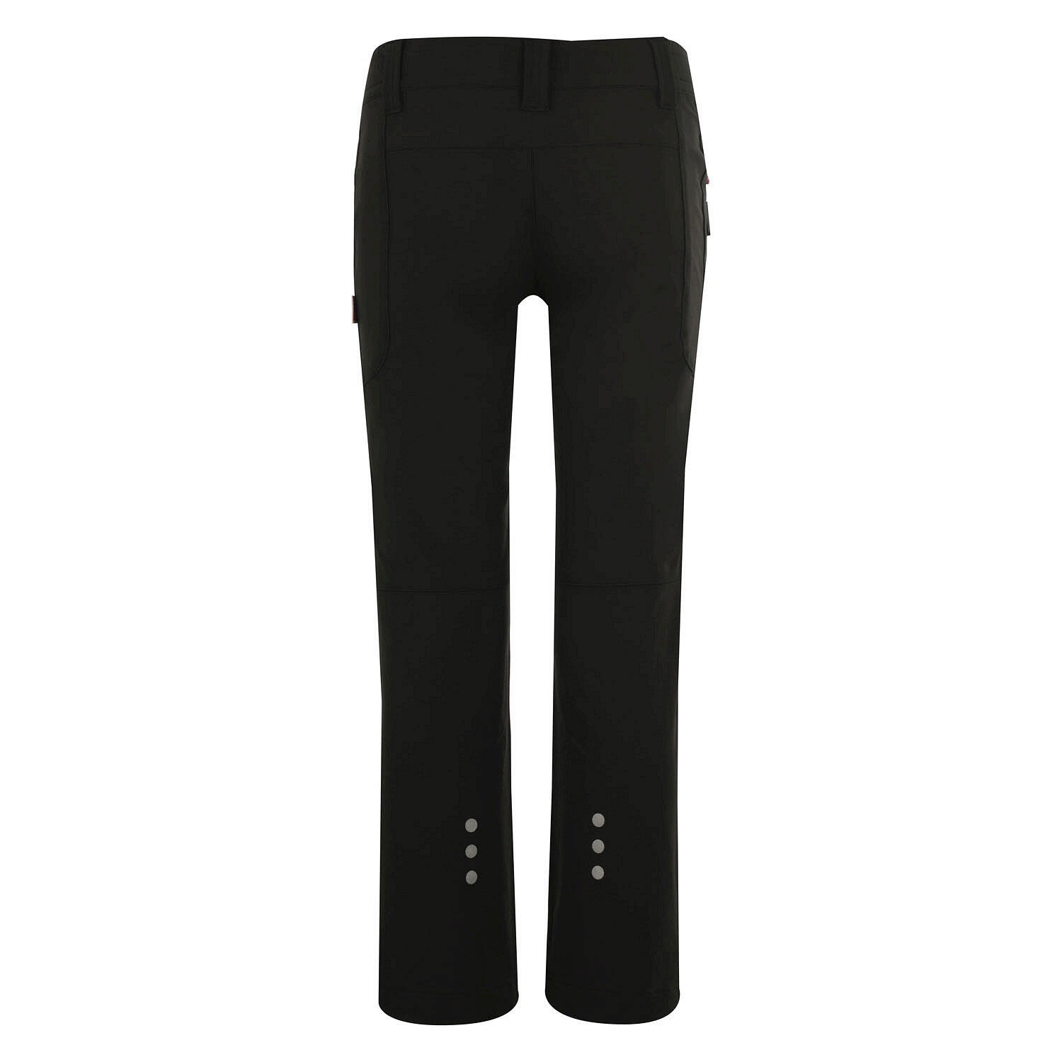 Pantalon Softshell pour enfants Lysefjord Imperméable Noir / Bleu moyen 2/3