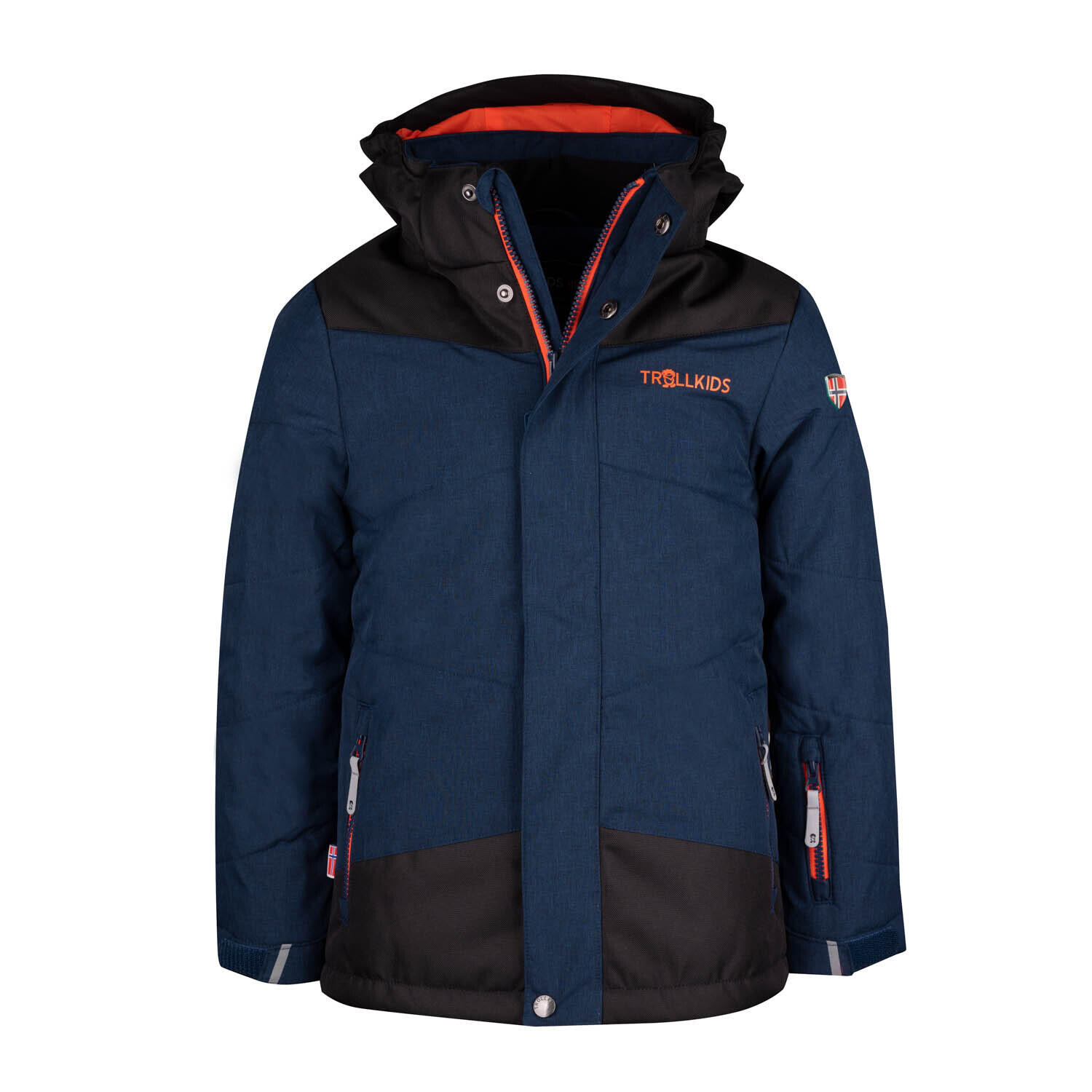bleu marine / orange