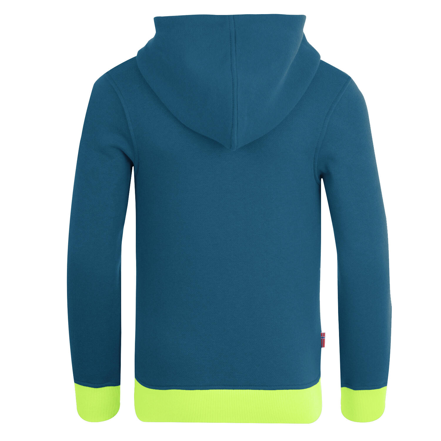 Sweat à capuche enfant Troll Bleu pétrole/Vert 2/2