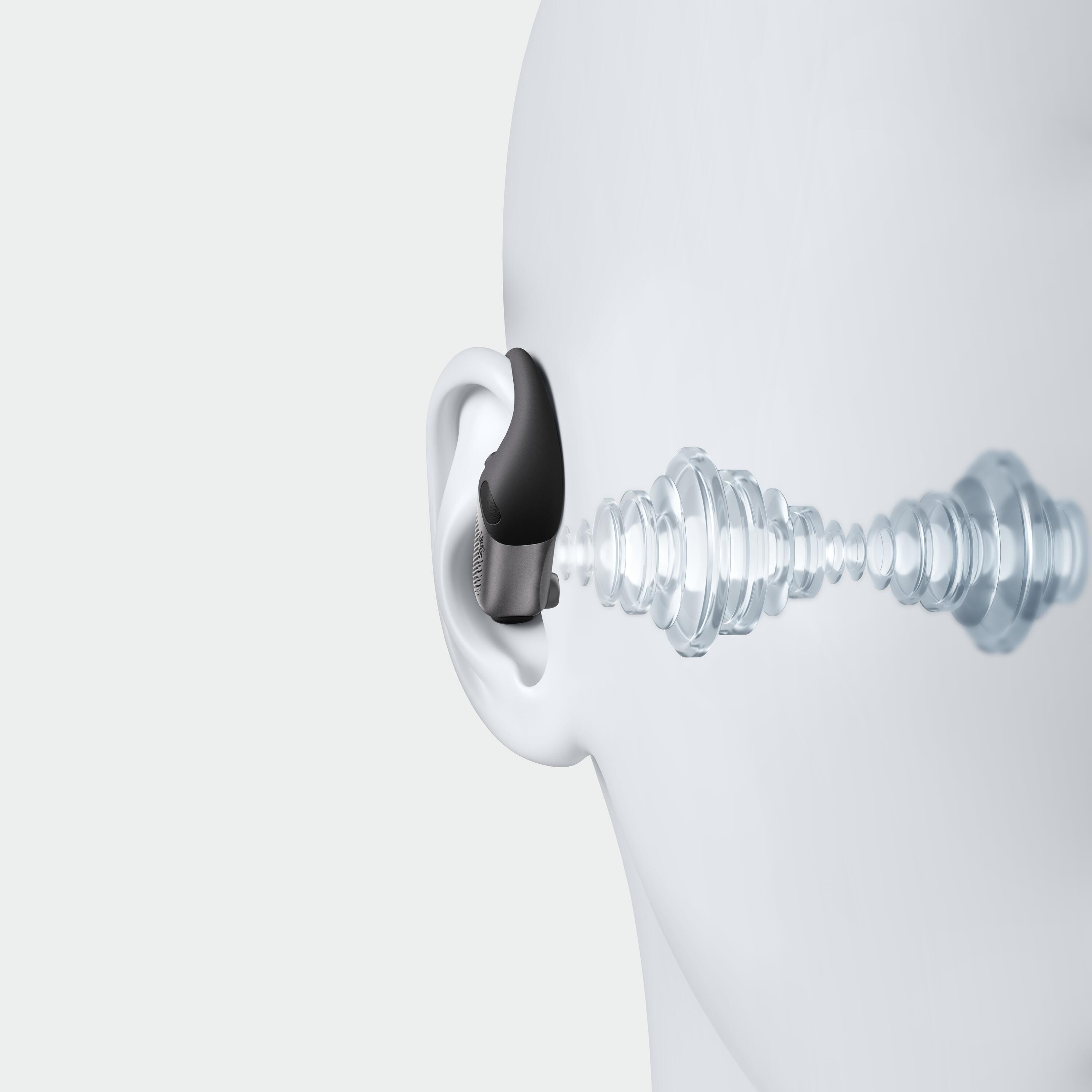 Auriculares Bluetooth OpenFit Pro Pretos – Open-Ear, Redução de Ruído 2/7
