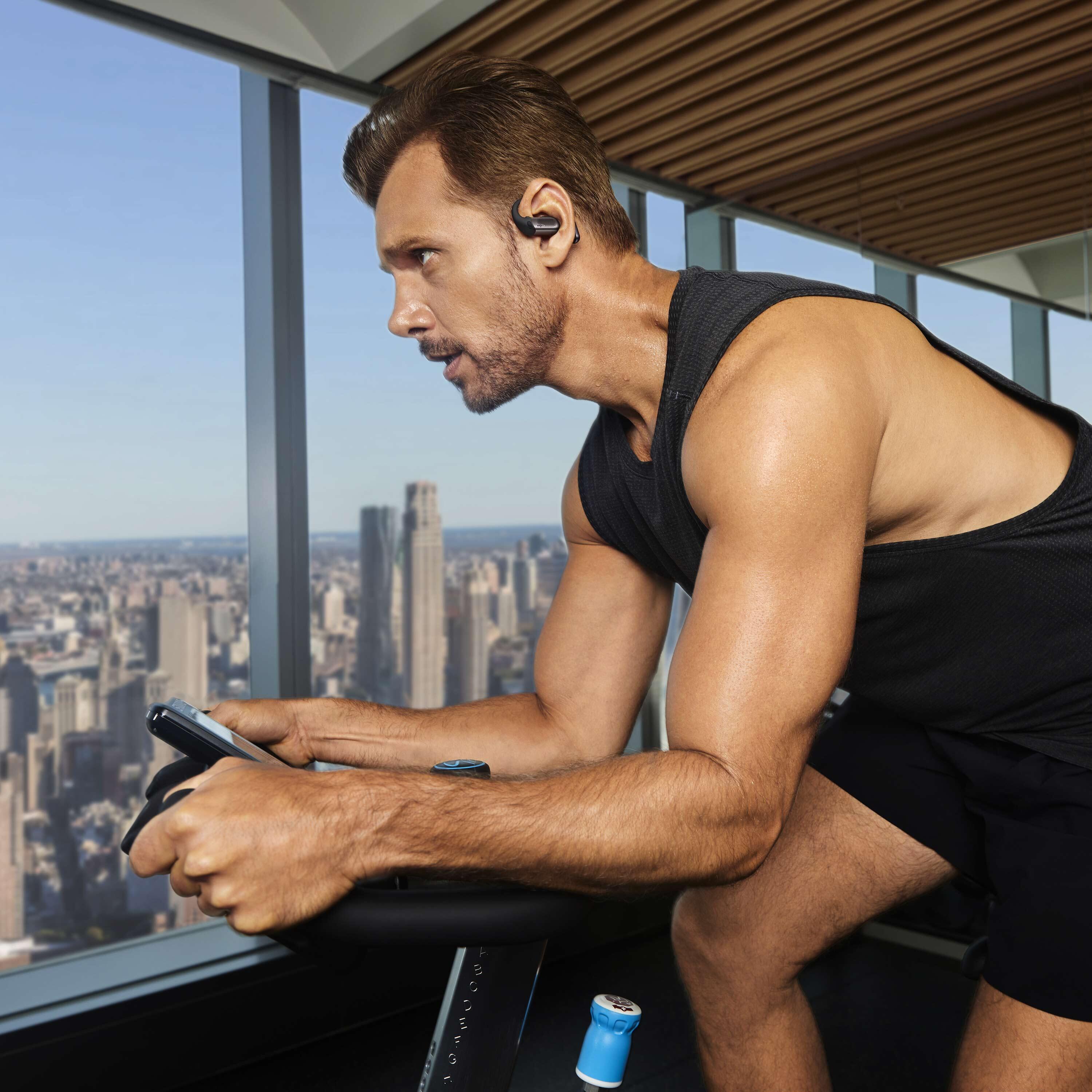 Auriculares Bluetooth OpenFit Pro Pretos – Open-Ear, Redução de Ruído 4/7