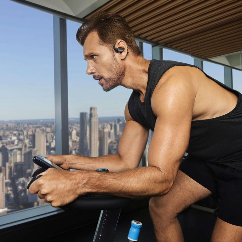 Căști Bluetooth OpenFit Pro Negre – Design Open-Ear, Reducere a Zgomotului