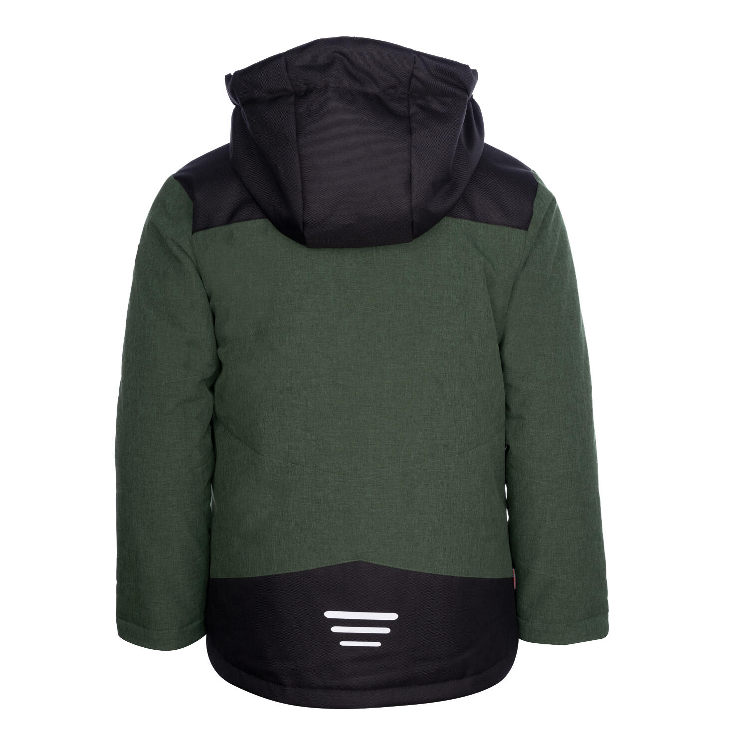 Veste d'hiver pour enfants Norefjell vert forêt/orange 2/3