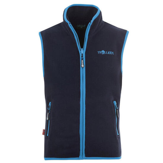 Gilet polaire Arendal pour enfants bleu marine / bleu clair