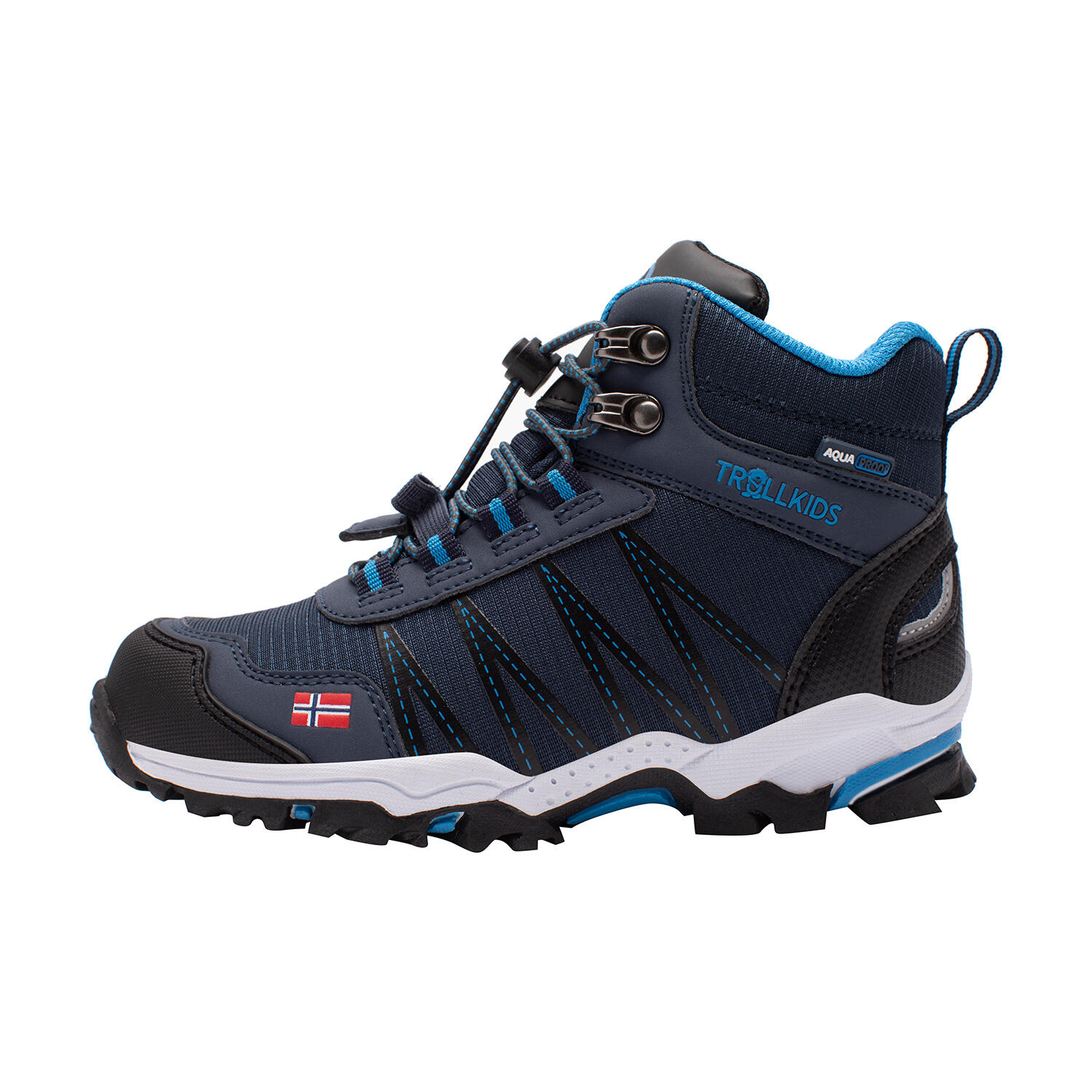 Chaussures de randonnée pour enfants Trolltunga Mid Bleu marine / Bleu moyen 2/7