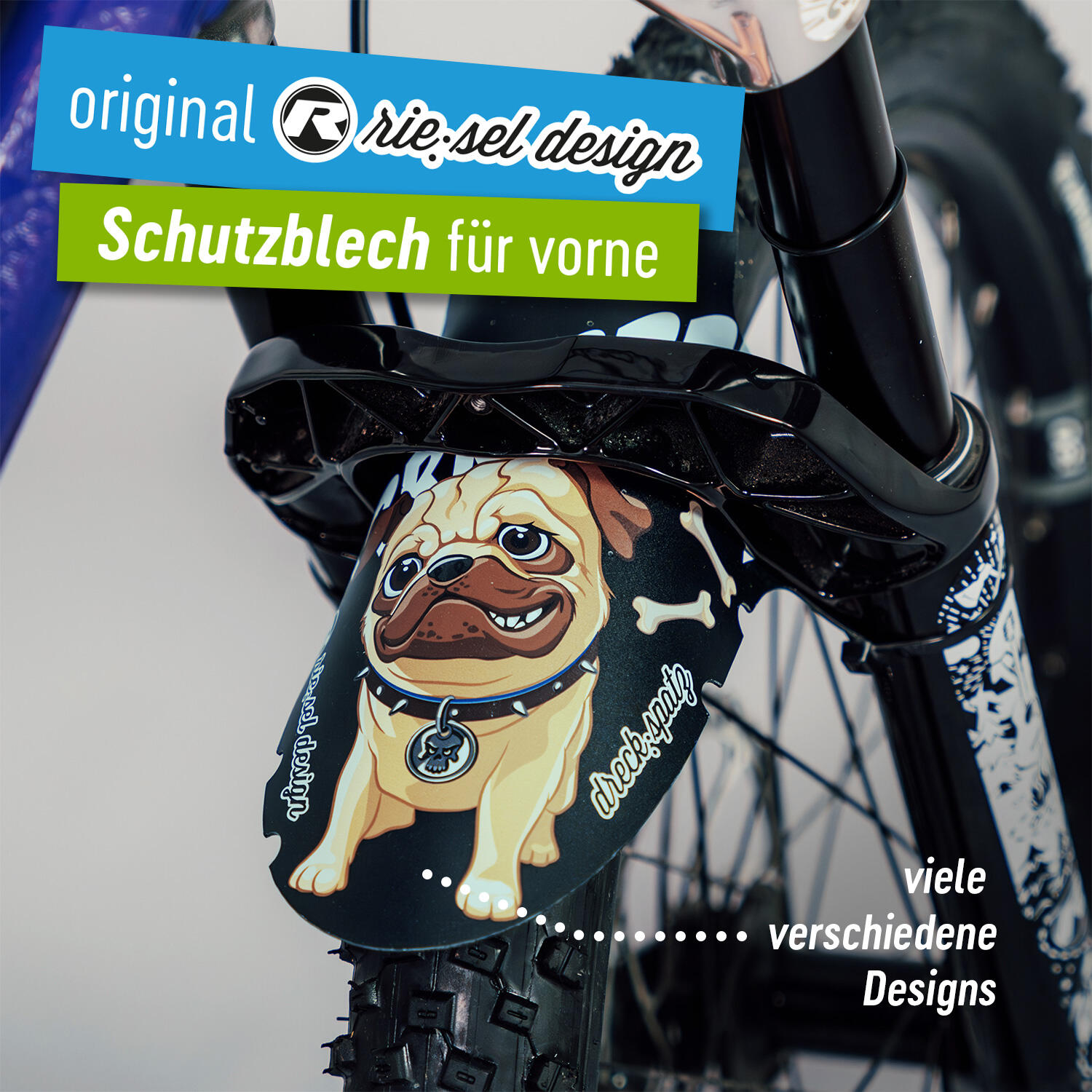 Kinder Fahrrad Schutzblech Set – Mudguard vorne & hinten für 16–29 Zoll 2/7