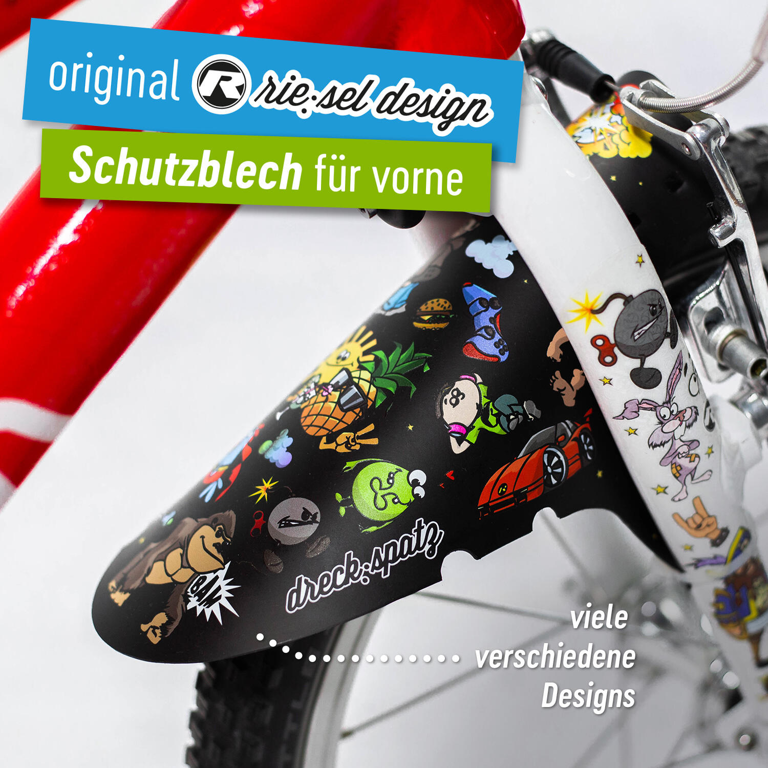 Kinder Fahrrad Schutzblech Set – Mudguard vorne & hinten für 16–29 Zoll 2/7