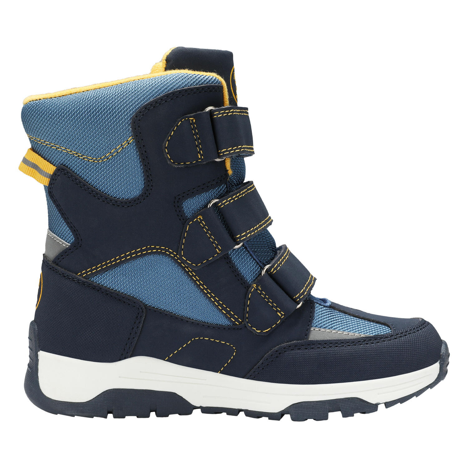 Enfants Chaussures d'hiver Lofoten bleu acier/Schwarz 3/7