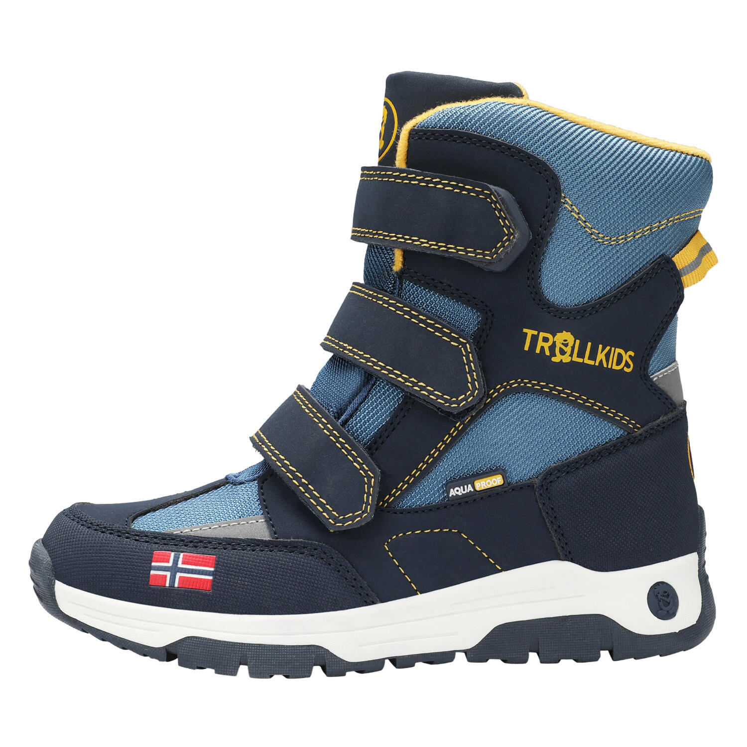 Enfants Chaussures d'hiver Lofoten bleu acier/Schwarz 2/7