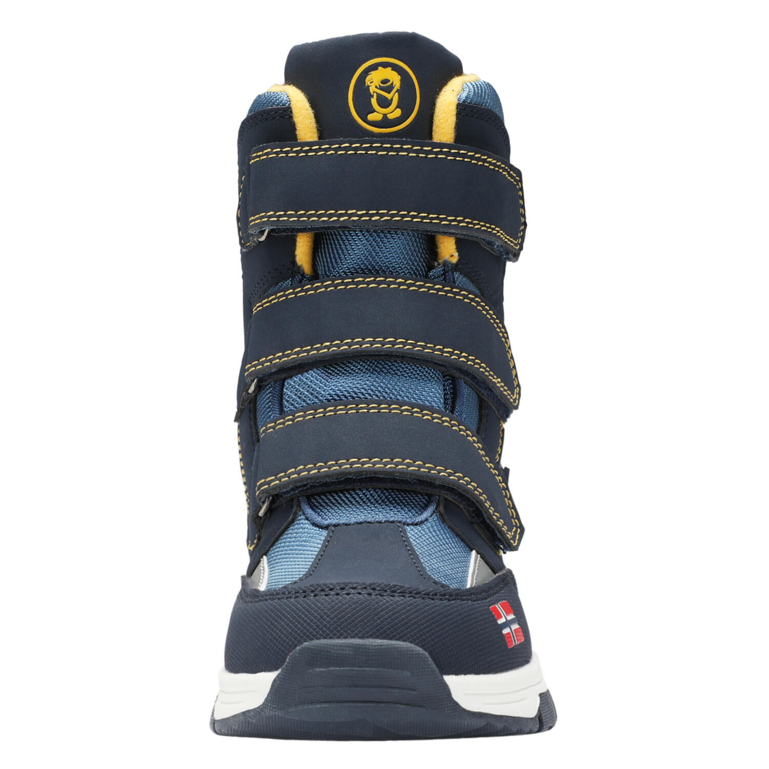 Enfants Chaussures d'hiver Lofoten bleu acier/Schwarz 4/7