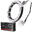 Hula-Hoop Magnetic Reglabil cu Afișaj Digital și Bilă Fitness HMS HHM16