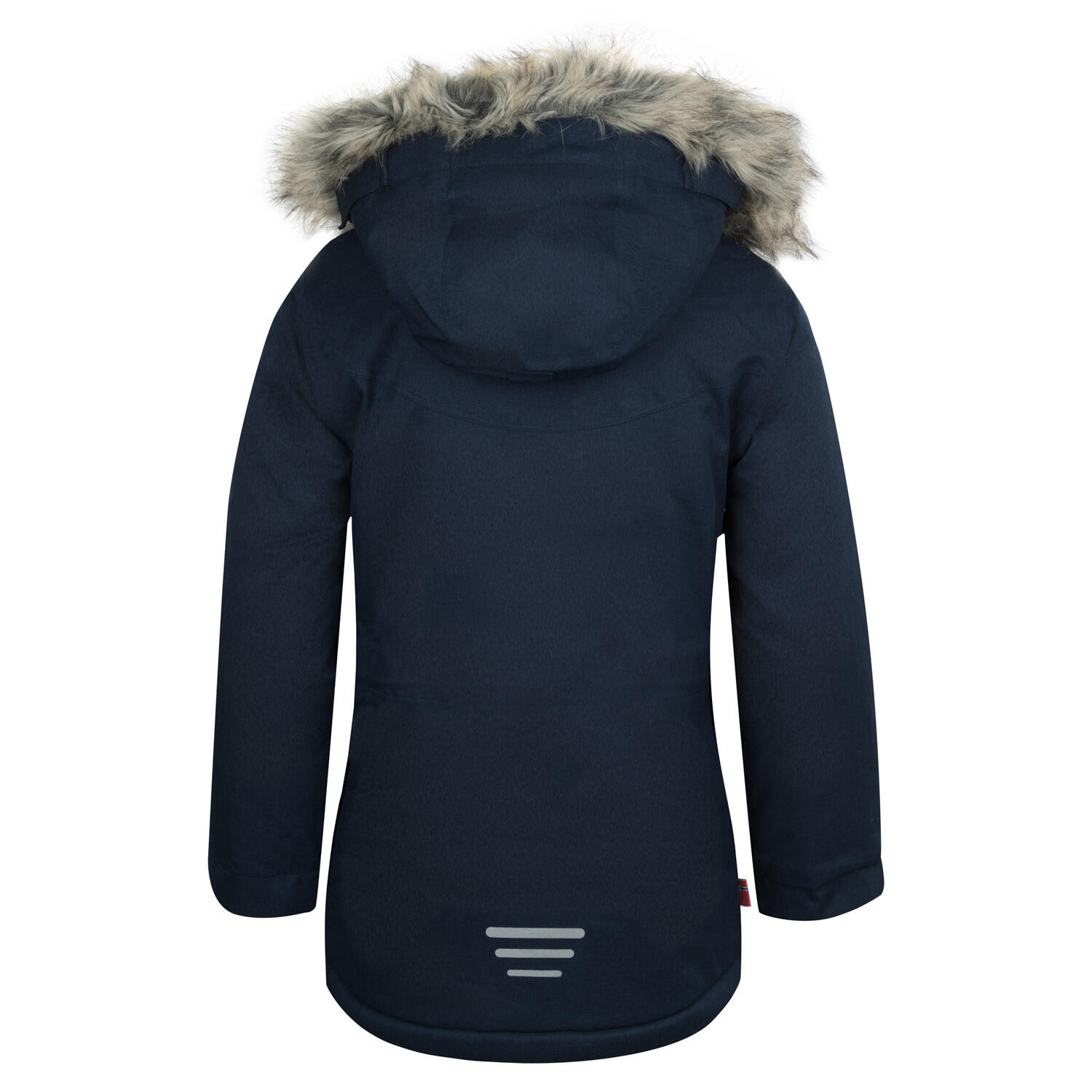 Filles manteau d'hiver Oslo XT imperméable bleu marine / magenta 2/3
