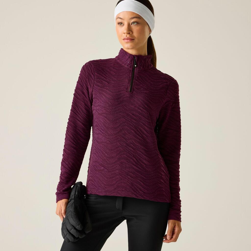 Womens Glamourize III Quarter-Zip Quilted Midlayer