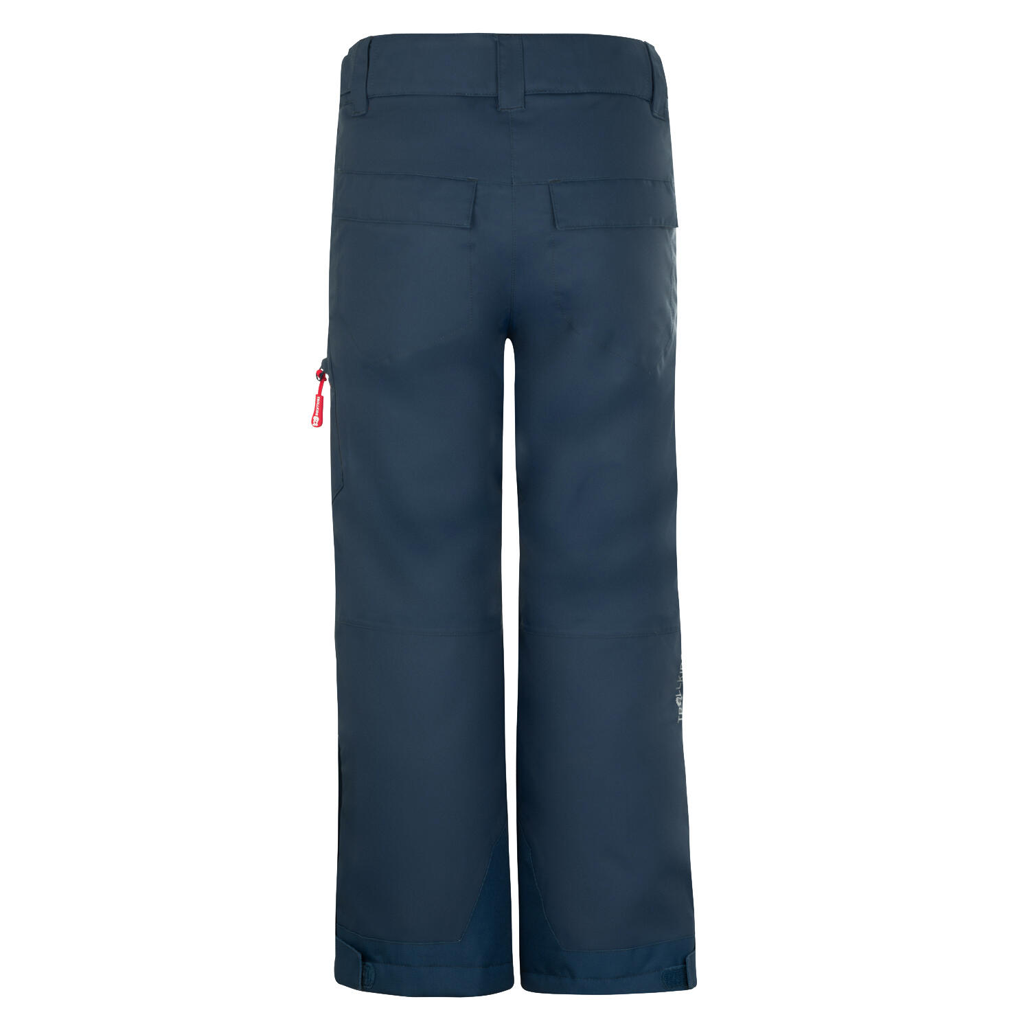 Pantalon ski enfant Hallingdal Imperméable polyester bleu/rouge 2/3