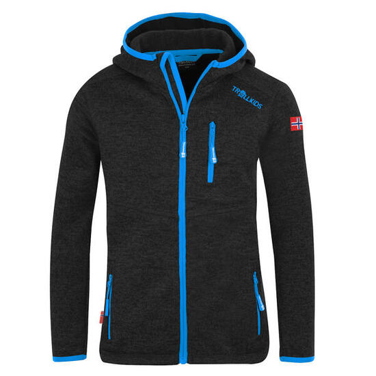 Veste polaire enfant Jondalen XT anthracite/bleu