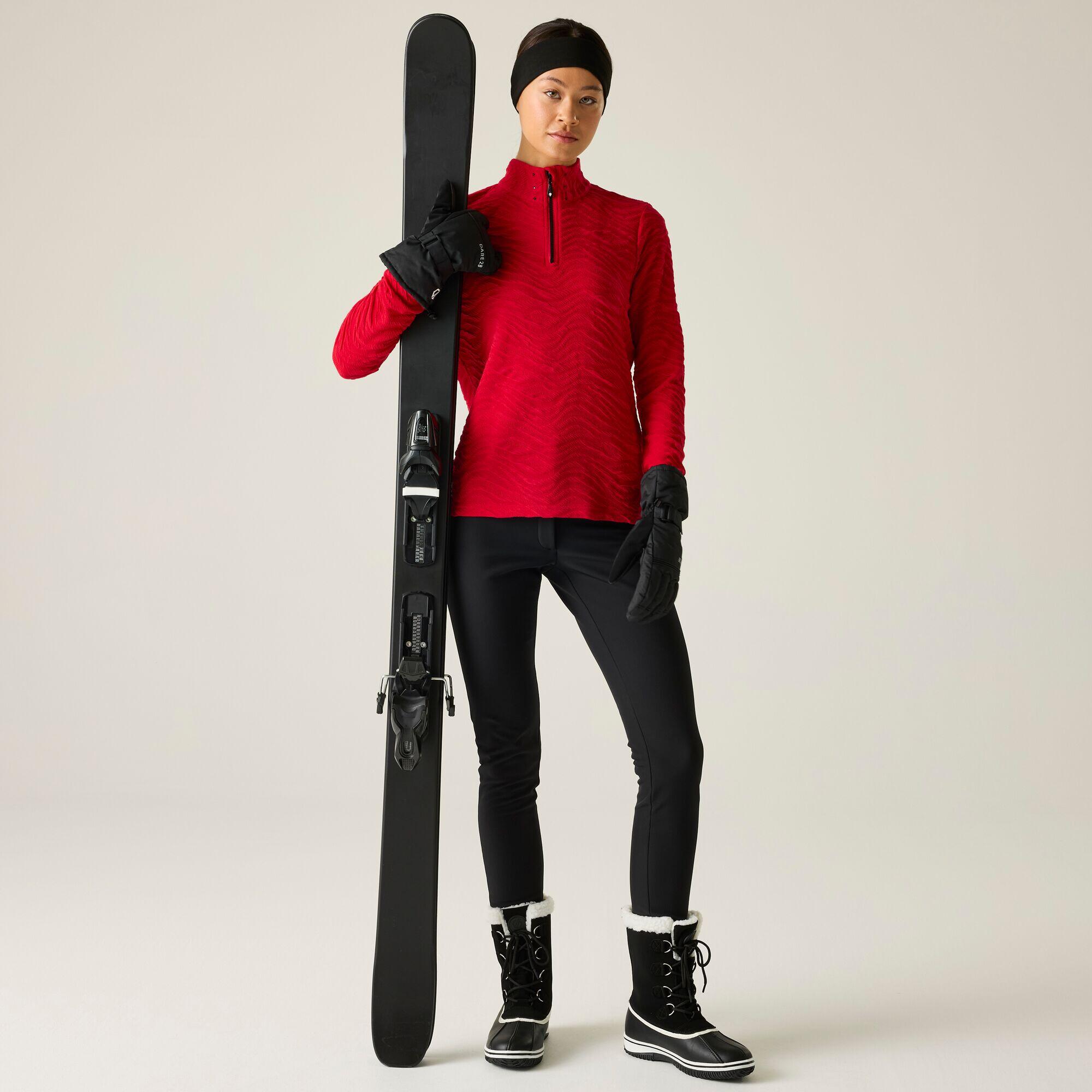 Damen Glamourize Midlayer Fleece mit Viertel-Reißverschluss und Isolierung 3/6