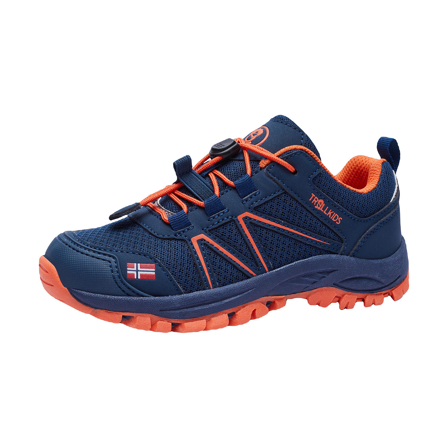 Chaussures de randonnée pour enfants Sandefjord Respirant Mystik Bleu / Orange 1/7