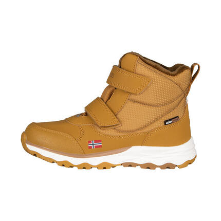 Enfants Chaussures d'hiver Hafjell Karamell-brun/Lachsrosa/Rouge bourgogne