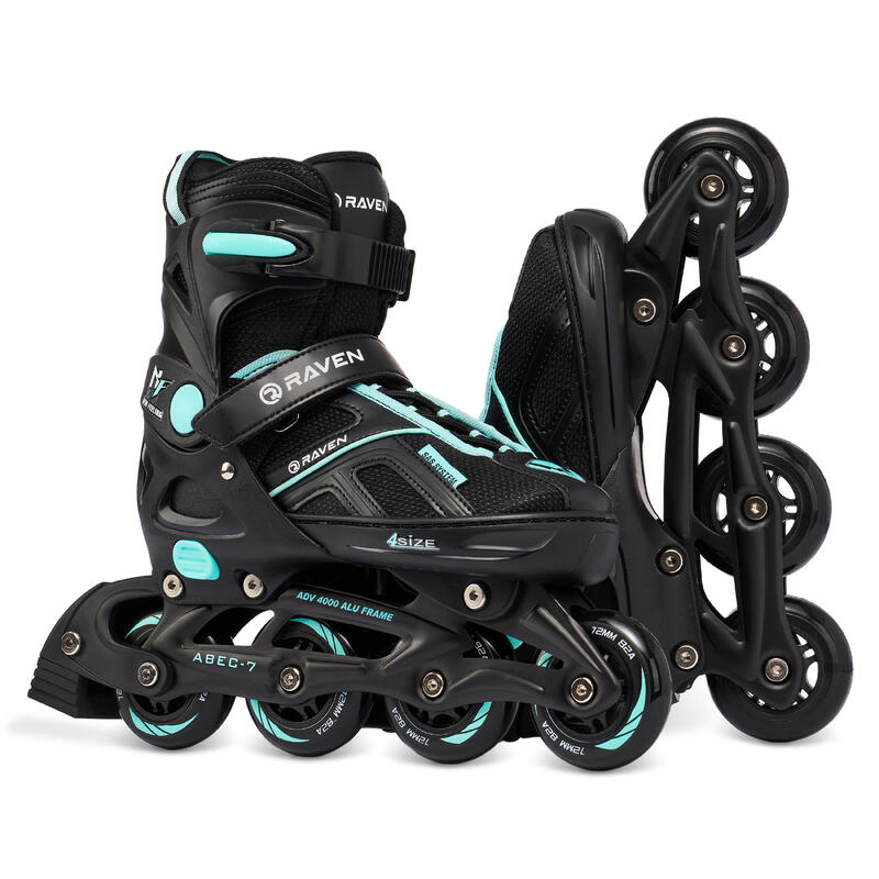 Role Raven Pulse, Negru/Cyan