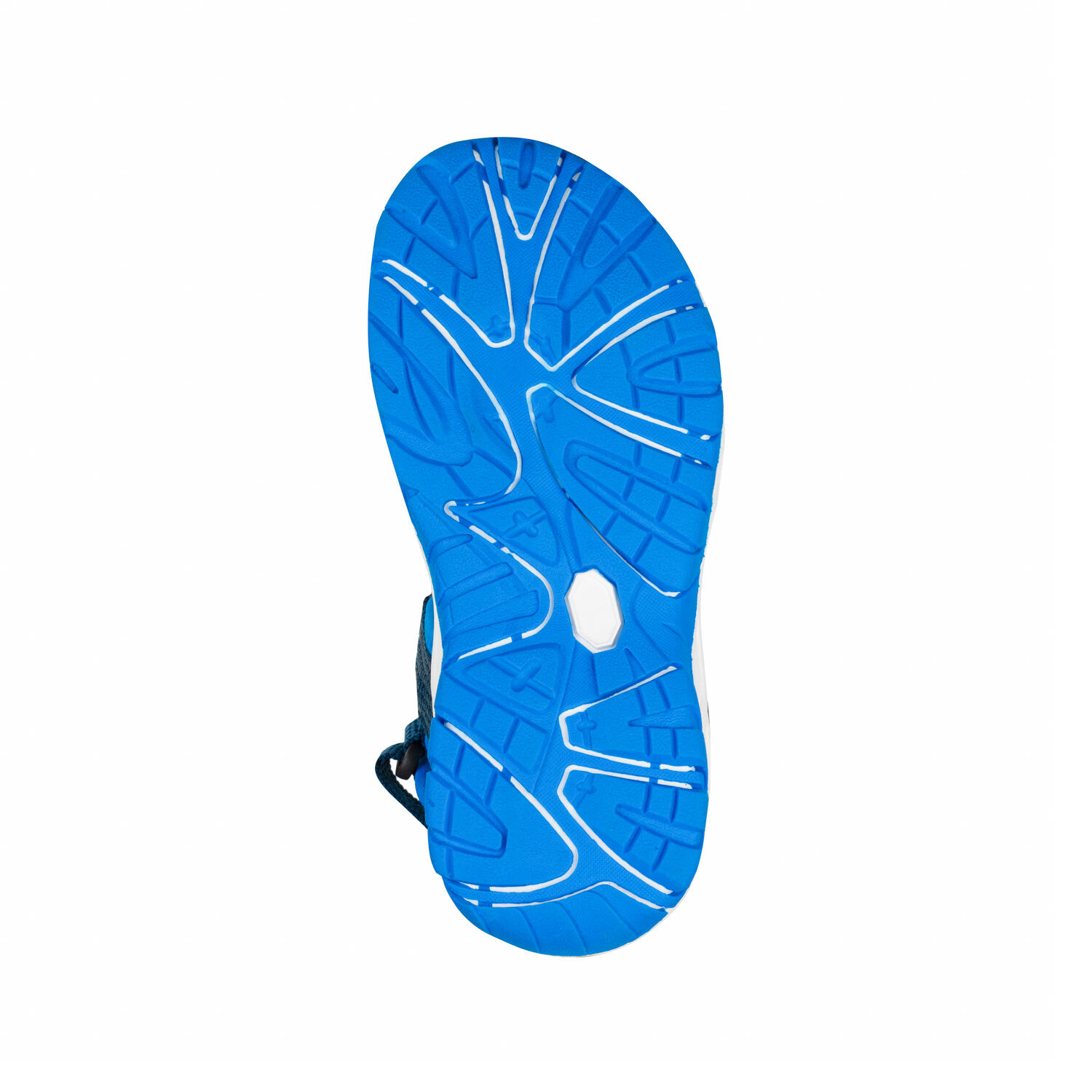 Enfants Oslofjord Sandales Bleu marine/vert citron 4/4
