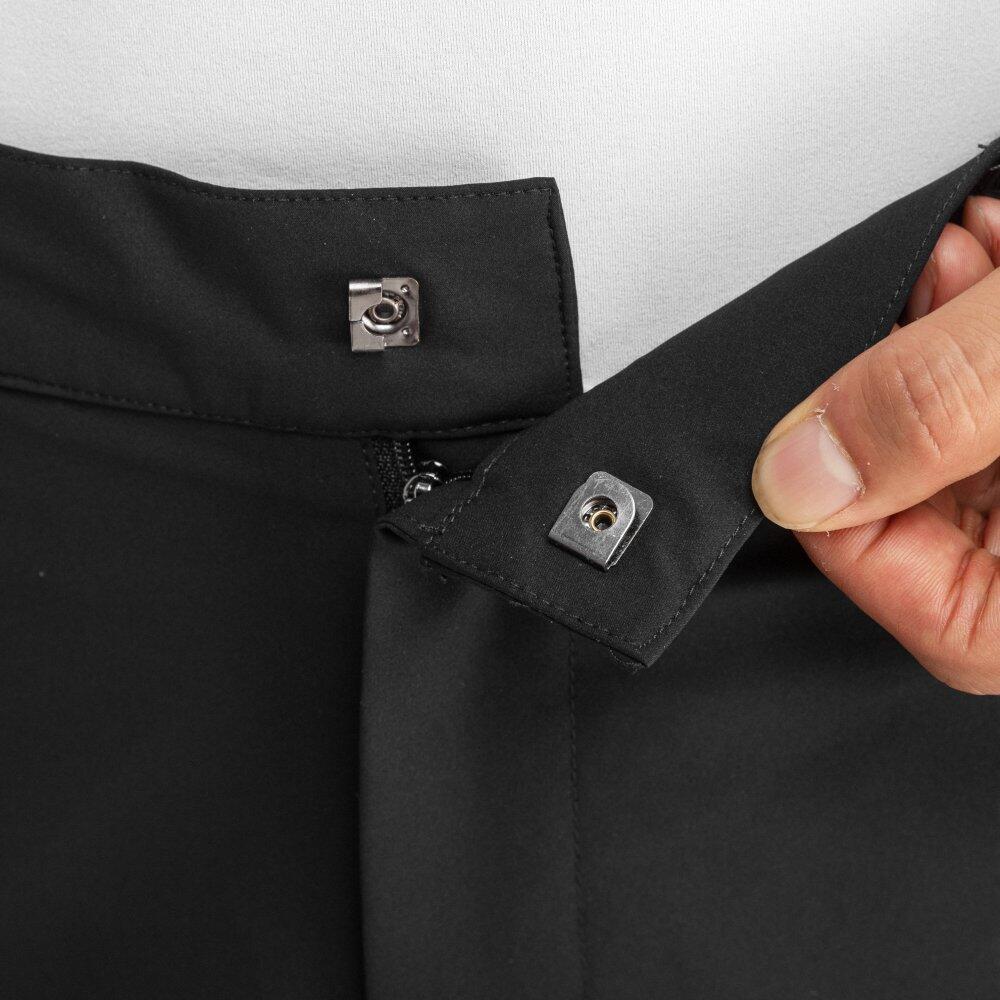 Pantalón largo montaña hombre senderismo Ladder Negro 6/8