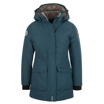 Manteau Alesund pour filles Olive foncé/Violet