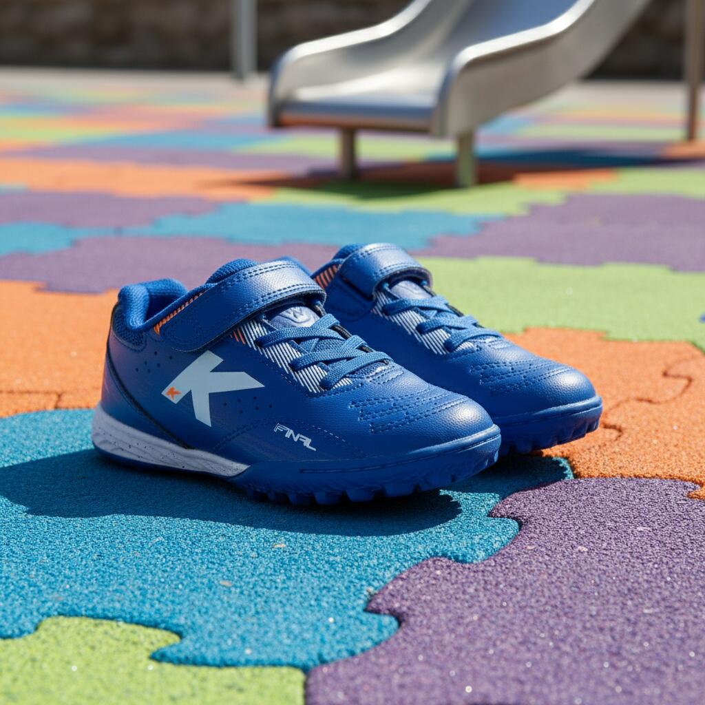 Kelme Zapatillas De Niño Final Elastic Turf Azul Unisex Kids 7/7