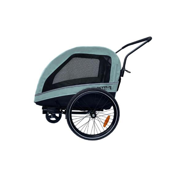 Przyczepka rowerowa z funkcją wózka spacerowego dla psa PETRIVE do 40 kg