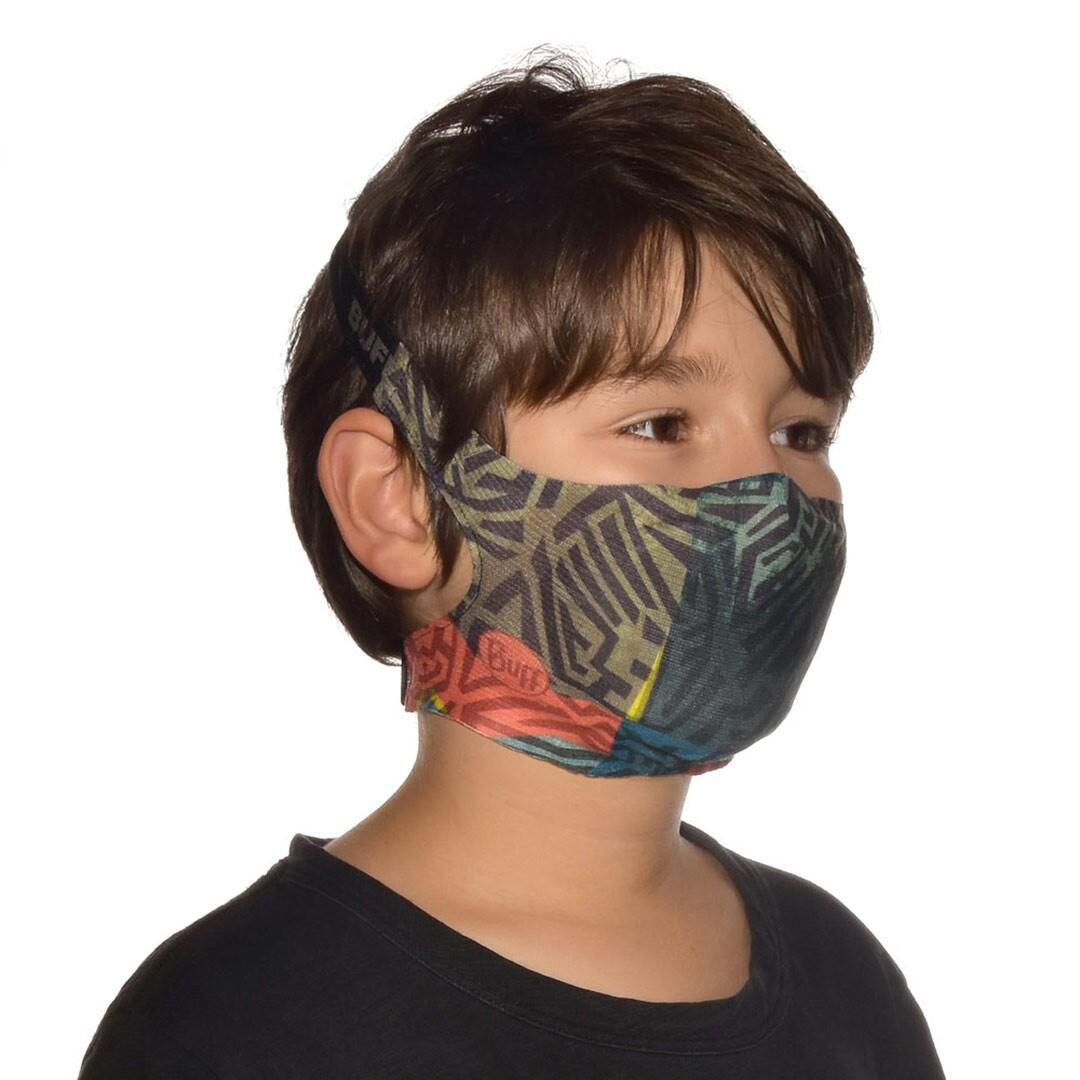 BUFF FILTER MASK KIDS STONY GREEN 2021 4/7