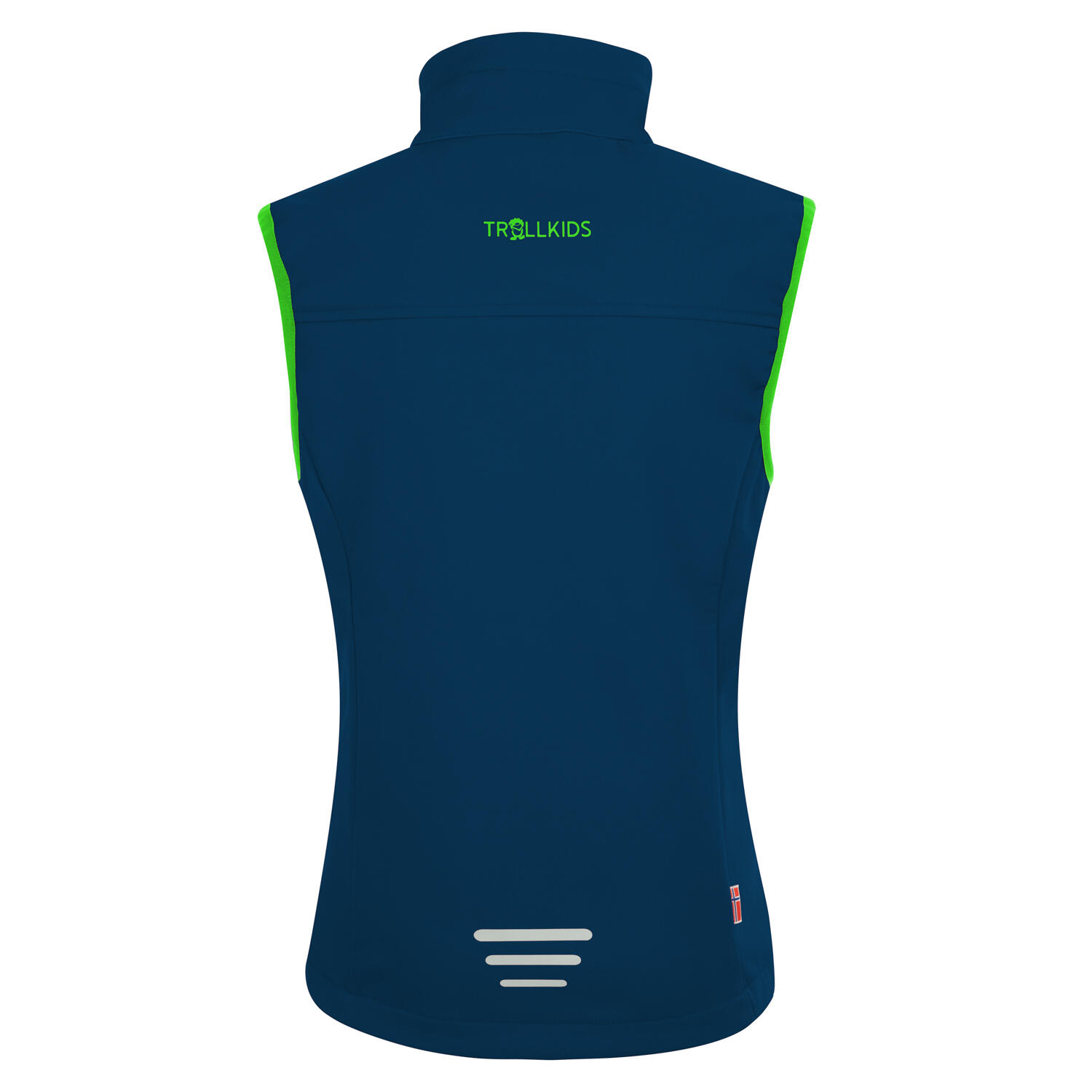 Gilet enfant Trollfjord Imperméable Bleu marine / Vert clair 2/3