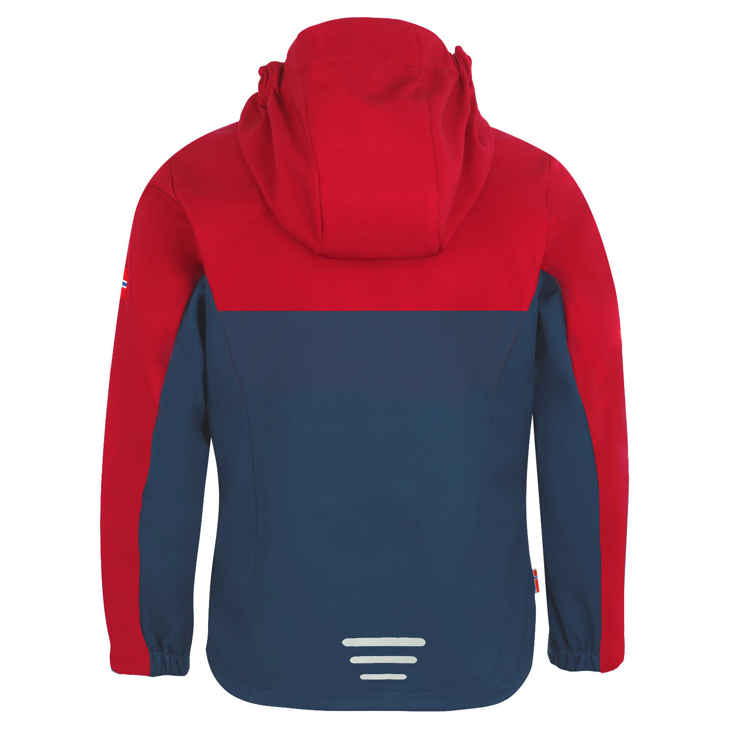 Veste pour enfants Kristiansand Hydrofuge Rouge clair / Bleu 2/3