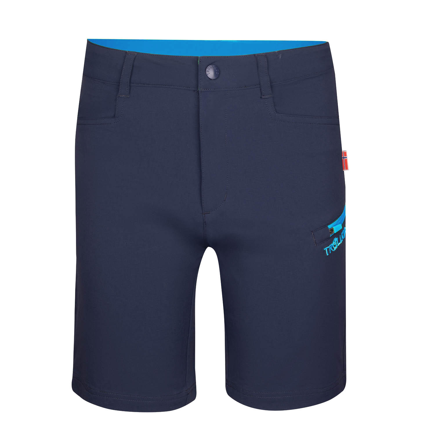 Trollkids - Short Enfant Haugesund Bleu Marine / Bleu Moyen - Short - Bleu - 13-14 Ans - Decathlon