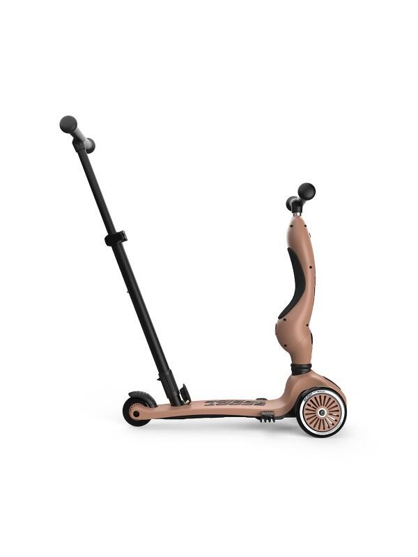 Trottinette 2-en-1 avec siège & canne - Highwaykick 1 Moka 3/7