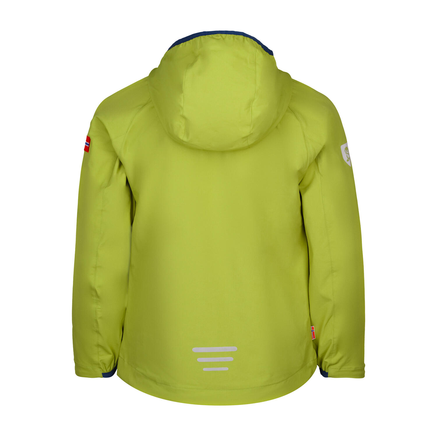 Enfants Kvalvika Jacket vert kiwi/bleu mystique 2/2