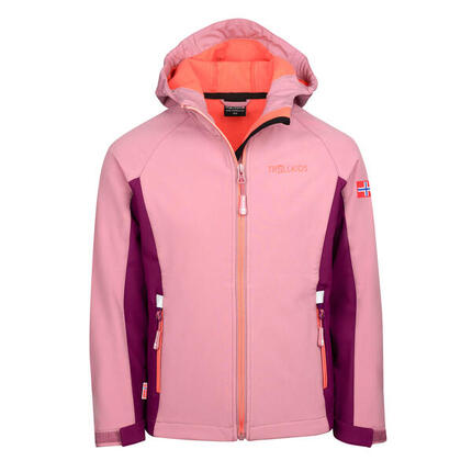 Veste softshell fille Kristiansand Orchidée/Mauveterre