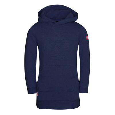 Meisjesjurk sandefjord marineblauw / oranje
