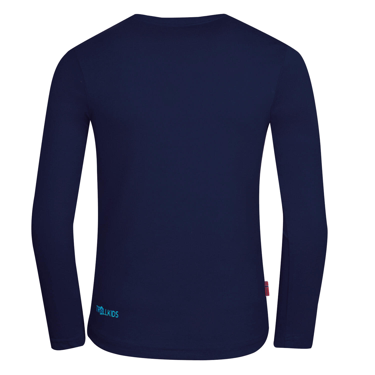 T-shirt long enfant Troll bleu marine/bleu moyen 2/3
