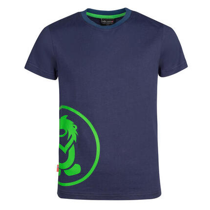 T-shirt enfant Kroksand rouge clair / bleu