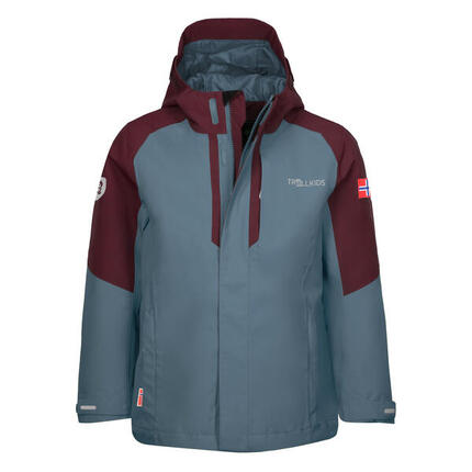 Kinder 3in1 Jacke Skanden Marineblau/Mittelblau