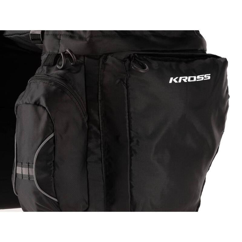 Geantă triplă pentru portbagaj Kross Roamer, negru