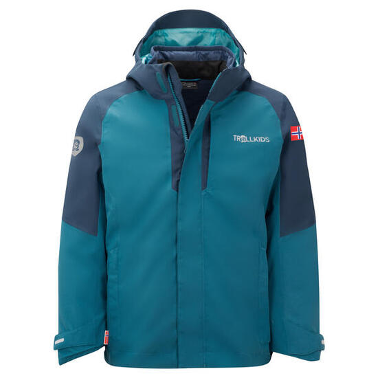 Kinder 3in1 Jacke Skanden Marineblau/Mittelblau