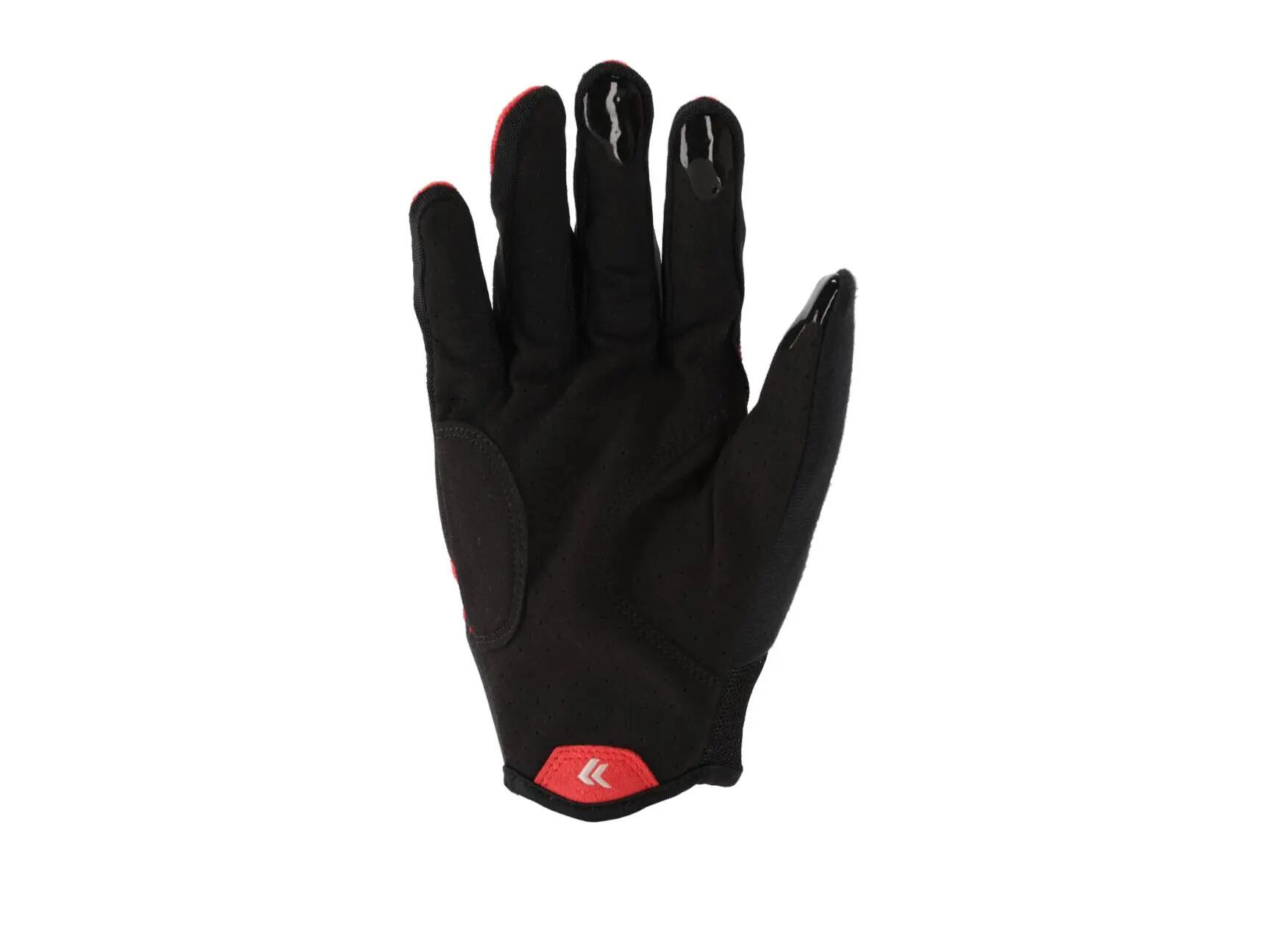 Mănuși enduro KROSS Rocker cu degete, roșu/negru, XL 3/3