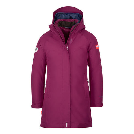 Fille Manteau 3en1 fille Senja prune/bleu marine